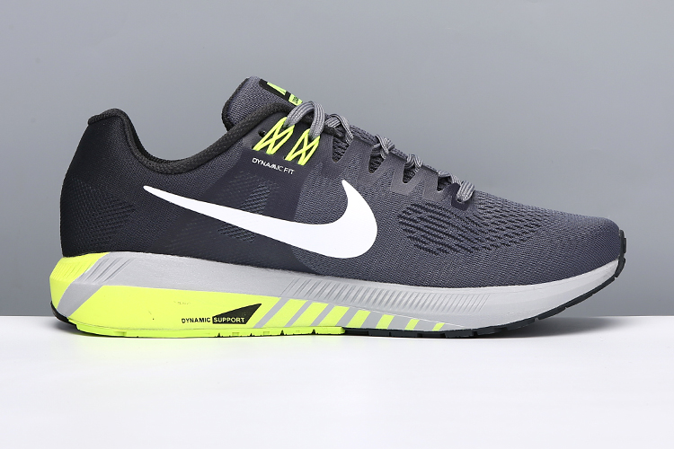 Nike Air Zoom StrucTure 21 Black Green White Shoes